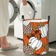 thumbnail image 5 of Balery Various Pumpkins Cesta de ropa redonda con asas, impermeable, independiente, para ropa, juguetes, dormitorio y familia-Medium, 5 of 6