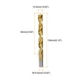 thumbnail image 2 of Uxcell 3pcs Brad Point Drill Bit 10.5mm(13/32") Dia Straight Round Shank Drill Metric Brad Point Spiral Twist Drill Bits for Carpenter Woodworking Plastic Rubber, Golden, 2 of 6
