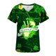 thumbnail image 3 of Fiudx Ofertas Flash Del Día Solo En Línea Blusa de Manga Corta con Cuello En V para Mujer, Uniforme de Trabajo, Impresión de Bolsillo, 3 of 4