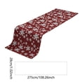 thumbnail image 3 of Snowflake Christmas Table Runner,108"x11",Classic Winter Holiday Tabletop Decor for Dining Table Kitchen Xmas Party, 3 of 5
