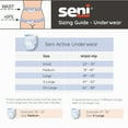 thumbnail image 5 of Seni Active Super Plus Disposable Underwear Pull On with Tear Away Seams 2X-Large, S-XX12-AP1, Heavy, 12 Ct, 5 of 6