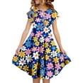 thumbnail image 1 of WILLBEST Vestidos Casuales para Mujer Verano Vestidos Florales para Niñas para Verano Playa Piscina Juego Al Aire Libre Cómodo Casual para Niños de 4 A 15 Años 150, 1 of 3