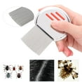thumbnail image 2 of Spptty Peigne pour Enlever les Poux, Peigne Sans Poux en Acier Inoxydable, Peigne Professionnel en Acier Inoxydable pour Traiter les Lentes et les Poux, Peigne Portable pour Enlever les Poux, 2 of 8