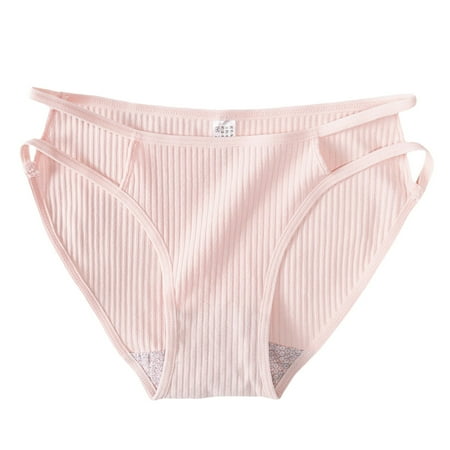 IUJSOY Cheeky Underwear for Women Cheeky Panties Lace Stretch High Cut Seamless Ice Silk Briefs