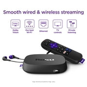 Roku Ultra LT Streaming Device 4K/HDR/Dolby Vision with Roku Voice Remote, Private Listening, and Premium HDMI Cable