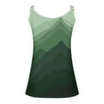 thumbnail image 5 of Summer Women Tank Tops Plus Size V-Neck Sleeveless Color Printed Classic Pullover Blouse Shirt Spaghetti Straps Casual Loose Dressy Going Out Tops For Women, 5 of 5