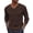 Brown, variant on COOFANDY Men Dress V Neck Knitted Sweater Long Sleeve Lightweight Business Sweater