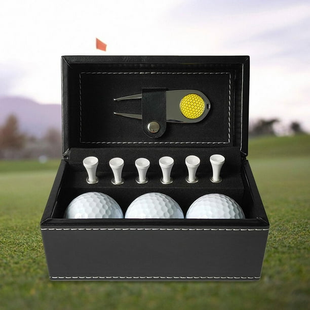 Ximing Golf Balls And Tees Gift Set, 6 Golf Tees, Metal Divot Tool