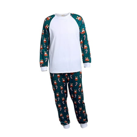 

Nomeni Men Christmas Family Pajamas Sets Deer Print Family Christmas Pjs Matching Sets Loungewear Casual Trouser Pant Set Xmas Party Outfits