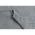 thumbnail image 6 of Dainty Home Imperial Cotton Textured Waffle Shower Curtain, 70 x 72, Silver, 6 of 6