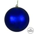 thumbnail image 3 of Vickerman 3" Midnight Blue Shiny Ball Ornament, 12 per Bag, 3 of 5
