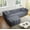 Dark Gray, variant on Dimora Cloud Teddy Boucle 107" L Shaped Convertible & Reversible Sectional Sofa