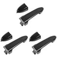 thumbnail image 4 of TRQ Door Handles Outer Outside Smooth Black Set of 4 for Escape Mariner Hybrid DHA36753, 4 of 5