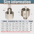 thumbnail image 3 of Adaptador reductor 1/4 NPT hembra a 1/8 NPT macho 304 inoxidable, 3 of 9