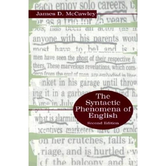 The Syntactic Phenomena of English (Paperback)
