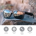 thumbnail image 3 of Gafas de Sol Knockaround Fort Knocks Polarizadas UV400 Negras, 3 of 9