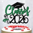 thumbnail image 4 of Class of 2026 Graduation Cupcake Toppers Cake Picks for Party Desserts Fun Decorations for Graduation Celebrations Graduation Cake Decorations - Congrats Grad Cake Toppers, 4 of 8