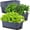 Gray, variant on Window Box Planter 8 Pcs, 17 Inches Rectangle Flower Pots with Drainage Holes & Trays, Vegetable Planters for Windowsill Patio Garden Balcony Home Indoor Outdoor (Dark Green, 16 * 7 * 6 inch)