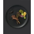 thumbnail image 6 of JoyJolt Mesa 6pc Stoneware 10.5" Dinner plate set - Matte Black, 6 of 8