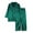 Green, variant on GYRATEDREAM Little Kid Big Girl Boy Satin Silk 2PCS Long Sleeve Button-Down 2PCS Pajamas Set,3-14Y
