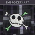 thumbnail image 5 of Disney Nightmare Before Christmas Jack Skellington Flannel Button Down Shirt Plaid Toddler to Big Kid, 5 of 5