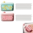 thumbnail image 2 of CY5O5ee Travel Dentals Flosser Picks with Case Portable Dispenser Storage Box Refillable & Portable Dental Flosser Holder for Home Restaurant Bathroom Daily Use, 2 of 9