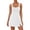 White, variant on QIbmong Women's Tennis Dress Square Neck Side Slit Athletic Dress and Slim Shorts Summer Golf Workout Outfits with Pockets(XL,White)