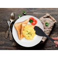 thumbnail image 2 of Silicone Spoonula Spatula Spoon, High Heat Resistant to 680°F, Hygienic One Piece Design, Non Stick Rubber Cooking Utensil (Graphite Black), 2 of 5