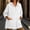 White, variant on Vrorvz Women Hooded Sweatshirt Button Drawstring Fall Winter Shirts with Pocket Casual Soft Outfits for Ladies