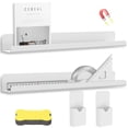 thumbnail image 3 of 2Pcs Magnetic Book Shelf for Whiteboard Acrylic Magnetic Book Holder with Blackboard Eraser and Pen Container Magnetic Floating Book Display Shelf Reusable Magnetic Shelves for Whiteboard Classroom, 3 of 9