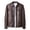 X3 Brown, variant on Mens Coats,Casual Suede Leather Jacket for Autumn Thin Lightweight Stand Collar Outerwear Coat for Daily Streetwear,Mens Winter Coat,Size:L