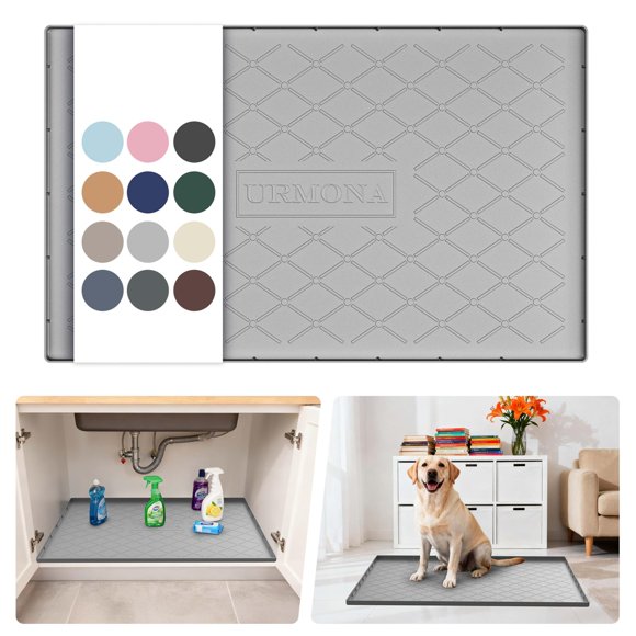 Alfombra impermeable de silicona URMONA 34 x 22 cm para cocina y baño