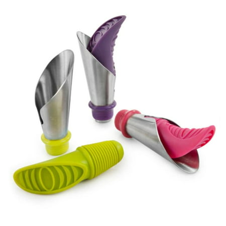 

TRUE-Duo Bottle Stopper And Pour Spout In Assorted Colors by True - Multicolor