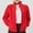 Red, variant on AOOCHASLIY Women Winter Coat Women's Long Sleeve Stand Neck Casual Solid Fleece Jacket Zipper Hoodless Casual Jacket