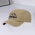 thumbnail image 4 of CYRBOKO Kids Baseball Cap, Cotton Adjustable Breathable Mesh Sun Protection Boys Girls Summer Hats Khaki Size 2-6 T, 4 of 4