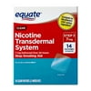 Equate Nicotine Transdermal System Step 3 Clear Patches, 7 mg, 14 Count