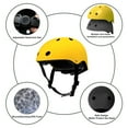 thumbnail image 2 of Yuphony Kids Bike Toddler Helmet Ages 2-8Years Boys Girls Multi-Sport Children Helmets Adjustable Cycling for Football Roller Skating Scooter Yellow, 2 of 7