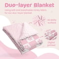 thumbnail image 2 of Manta de bebé SANDJEST Daisy Minky de 76 x 102 cm para niñas, 2 of 7
