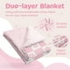 thumbnail image 2 of Manta de bebé SANDJEST Daisy Minky de 76 x 102 cm para niñas, 2 of 7