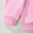 thumbnail image 4 of MIASHUI Chandail à Capuche pour Filles Manches Longues Doux avec Capuche Graphique pour Enfants Usage Quotidien Chandail-Over Rose, 6-7 Ans, 4 of 5