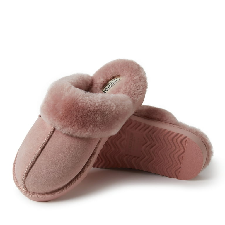 Fireside By Dearfoams Women s Sydney Genuine Shearling Scuff