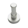 thumbnail image 4 of WORGEOUS Door Hook Round Hook Clothes Hat Hooks Punch Hangers Wall Hooks Single Hook Home Hotel Bathroom Accessories（Matte Silver）, 4 of 8