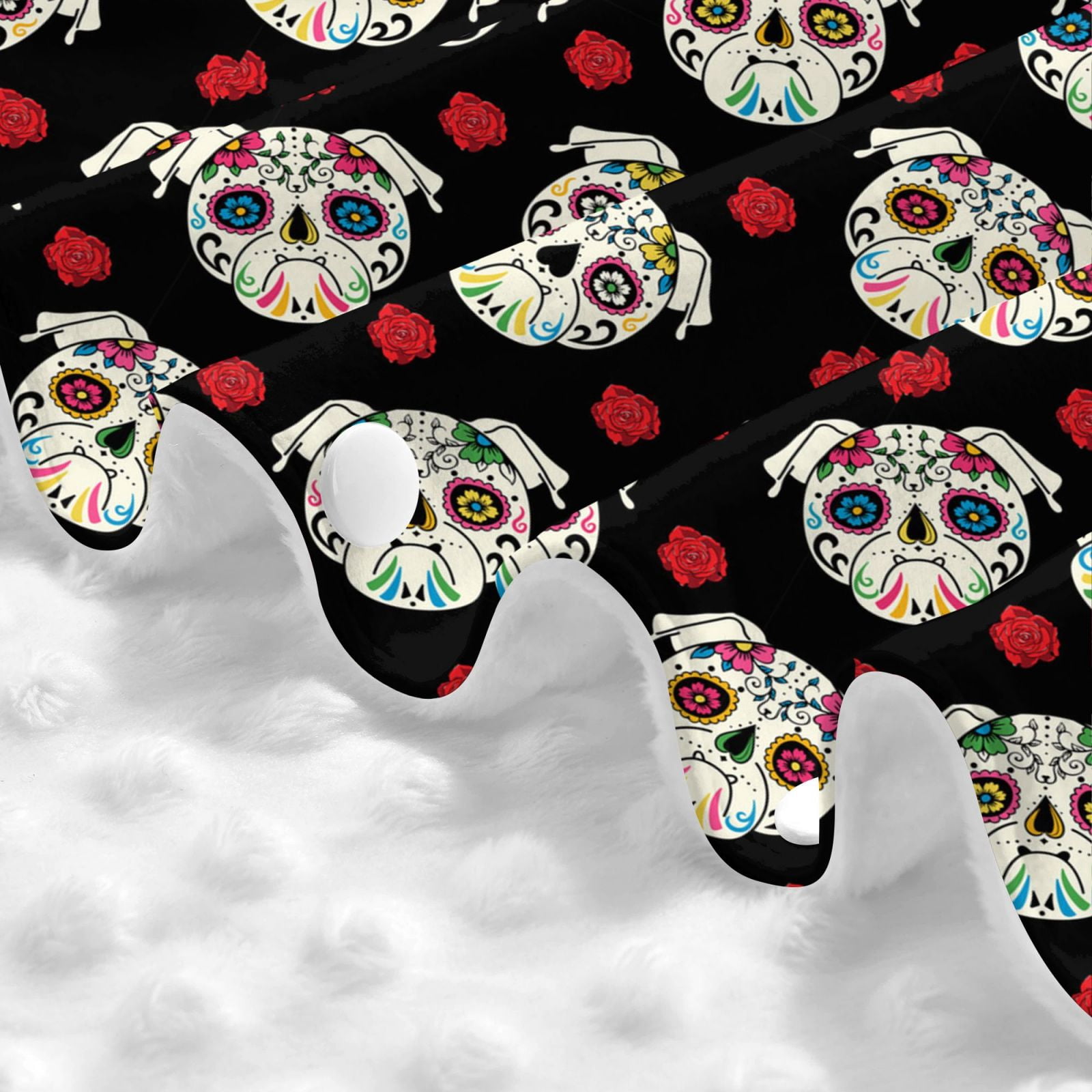 Car Seat Cover Baby - colorful Skull dog flower Breathable Infant Car Seat Cover for Baby Carseat, Lightweight Comfort Baby Essentials Must Haves Newborn Stuff for Girl Boy
