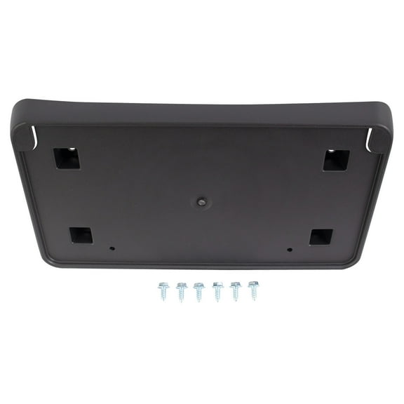 TRQ Front License Plate Bracket Black Fits 2014-2016 Jeep Grand Cherokee BDA04612