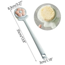 Qnjujn Bath Brush, Extra Long Handle Back Scrubber with Soft Bristles, Exfoliating Shower Brush for Men Women, Hanging Loop for Bathroom, Massaging Body Wash Tool