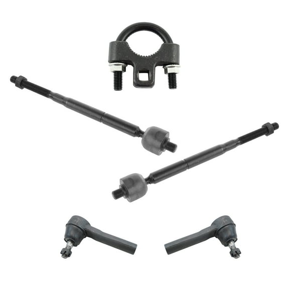 TRQ Front Inner Outer Tie Rod End Set w/ Tool for Town & Country Grand Caravan PSA69875