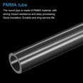 thumbnail image 4 of Uxcell 2 Pcs Clear Acrylic Pipes Round Tube for Lamps and Lanterns 17mm x 23mm x 350mm, 4 of 6
