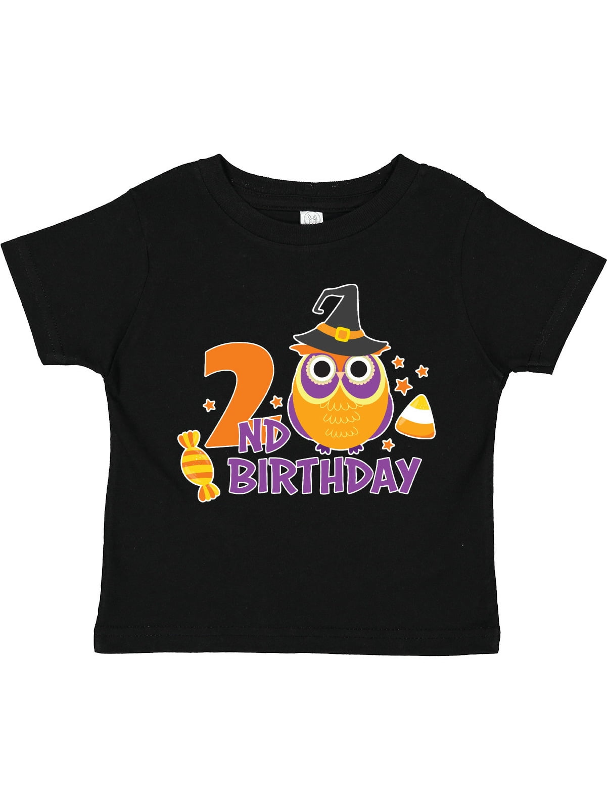 inktastic Halloween Lil Sister with Owl and Stars Toddler T-Shirt inktastic Halloween Lil Sister with Owl and Stars Toddler T-Shirt