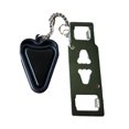 thumbnail image 1 of Riwesomey Cerradura portátil Privacidad Seguridad Antirrobo Apartamento Alojamiento Pestillo Acero inoxidable Habitación Dormitorio Bloqueo Tope de Herramientas y ferretería Schwarz Riwesomey TO000603-01B, 1 of 6