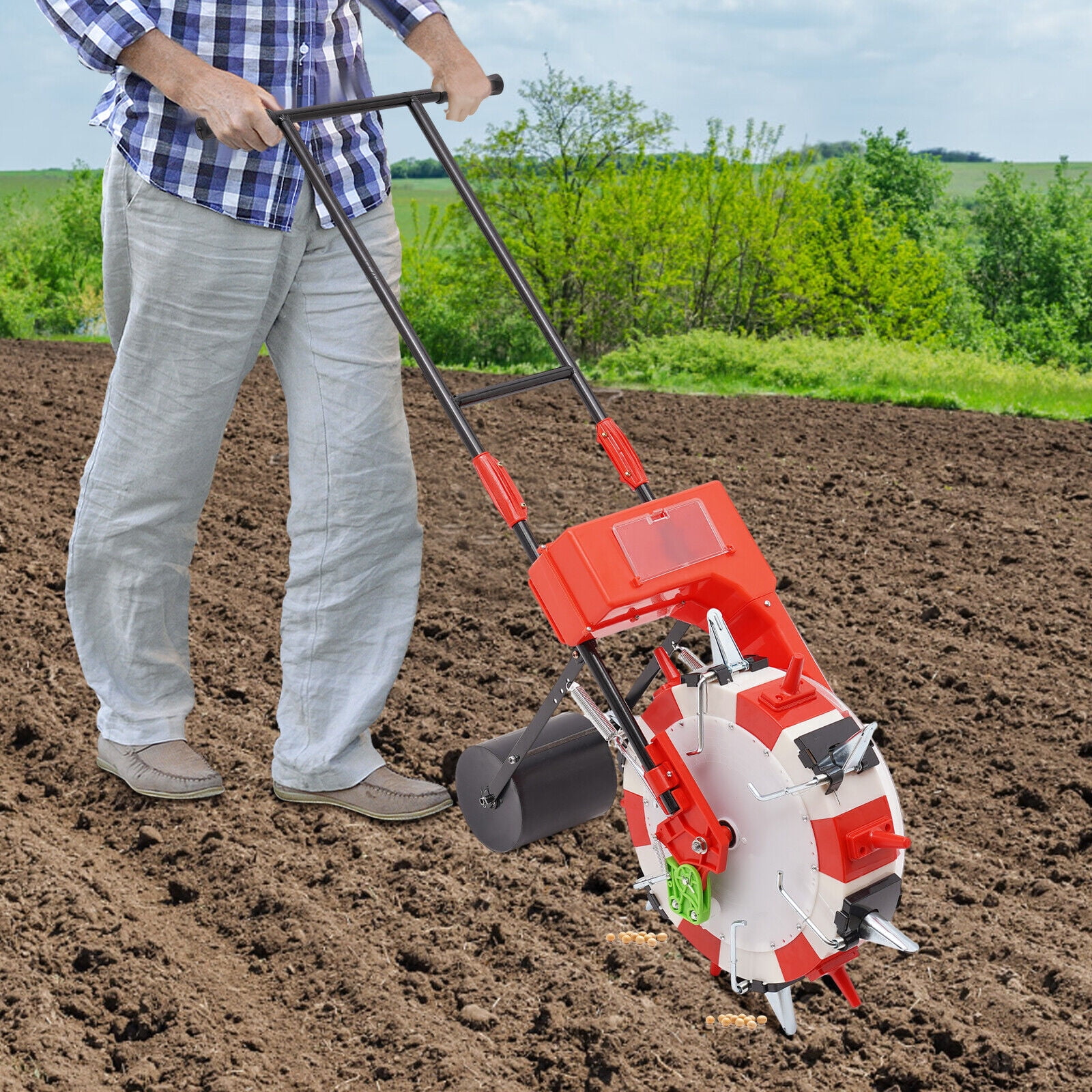 Handheld Seeding Machine 6-Beak Precision Manual Seeder for